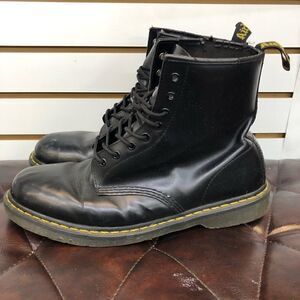 Doc Dr Martens 1480 Black Leather Combat Boots Men's Size 14